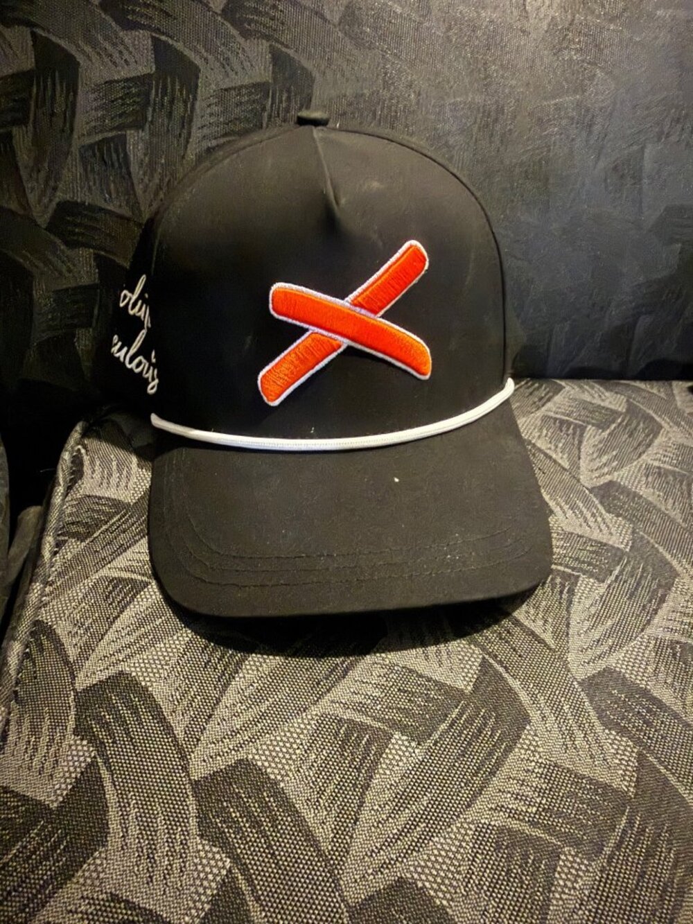 Absolutely Ridiculous First Official ✘ X Hat Black Orange Baseball Cap